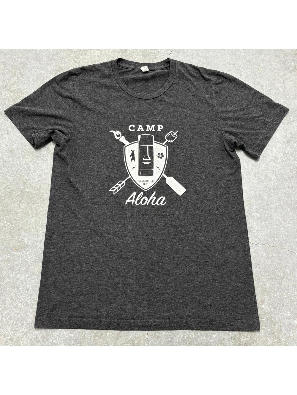 Bella + Canvas Camp Aloha Logo T Shirt